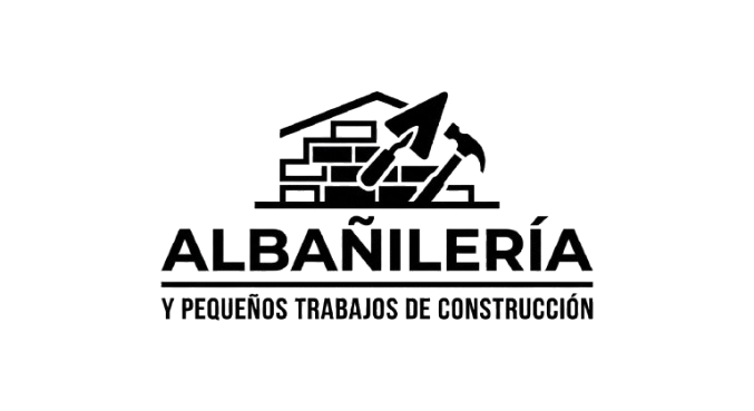 logo albanileria y trabajos de construccion